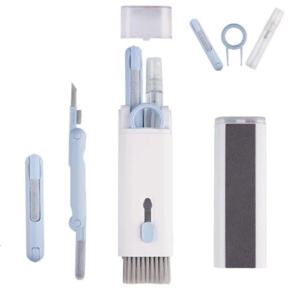 7 In 1 Computer Keyboard Cleaner Brush Kit Earphone Cleaning Pen For Headset Keyboard Cleaning Tools Cleaner Keycap Puller Kit - Image 5