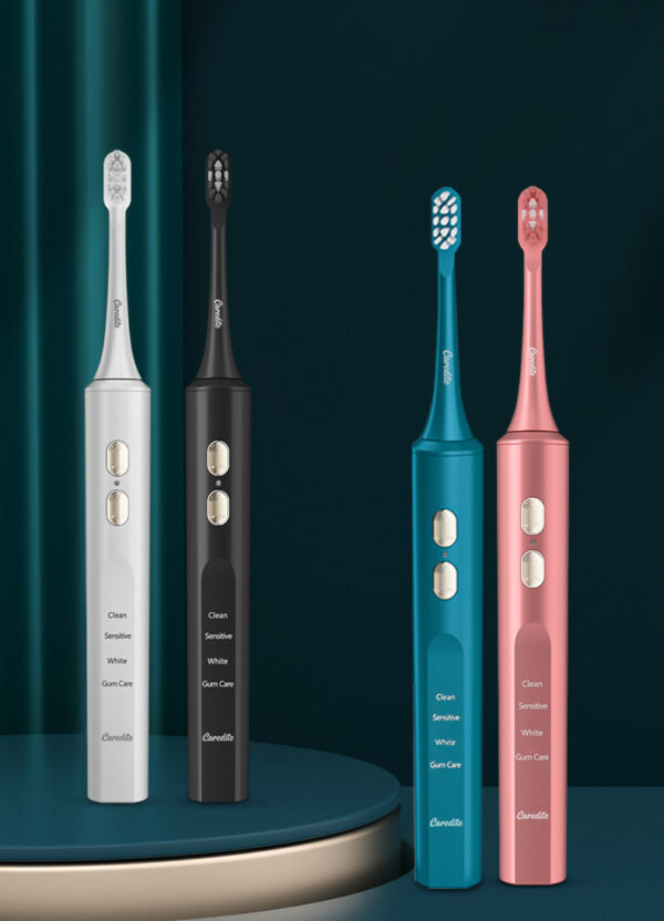 Caredite Newest Travel Electronic Toothbrush With Ultraviolet Disinfection Function Case Suit, 4 Cleaning Modes With 3 Power Model, 45 Days Long Lasting Battery Life - Image 2
