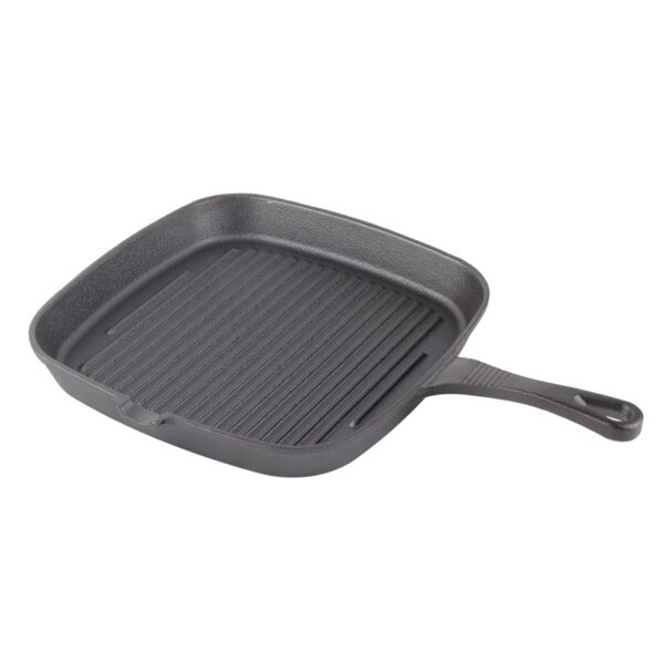 Cast Iron Steak Frying Pan Food Meals Gas Induction Cooker Cooking Pot Kitchen Cookware - Image 4
