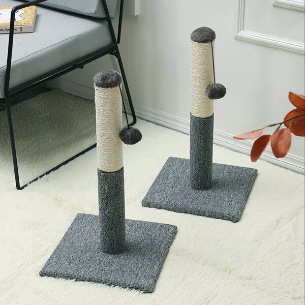 Tall Large Cat Scratching Post 55cm Strong Natural Sisal Pole Heavy Duty Base UK - Image 3