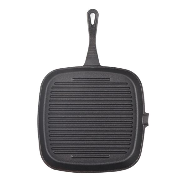 Cast Iron Steak Frying Pan Food Meals Gas Induction Cooker Cooking Pot Kitchen Cookware - Image 6