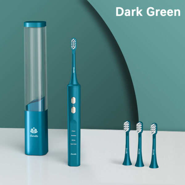 Caredite Newest Travel Electronic Toothbrush With Ultraviolet Disinfection Function Case Suit, 4 Cleaning Modes With 3 Power Model, 45 Days Long Lasting Battery Life - Image 7