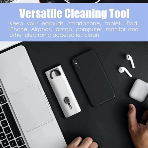 7 In 1 Computer Keyboard Cleaner Brush Kit Earphone Cleaning Pen For Headset Keyboard Cleaning Tools Cleaner Keycap Puller Kit - Image 9