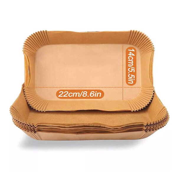 300x Air Fryer Liners Disposable Paper Liners Non Stick Parchment For Dual - Image 6