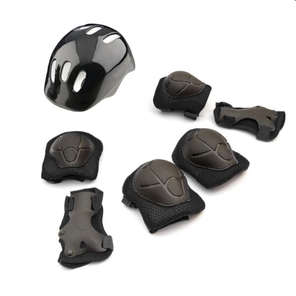 Kids Helmet For 3-12 Years Old Helmet And Knee Pads Set Adjustable Elbow & Wrist