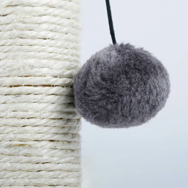 Tall Large Cat Scratching Post 55cm Strong Natural Sisal Pole Heavy Duty Base UK - Image 5